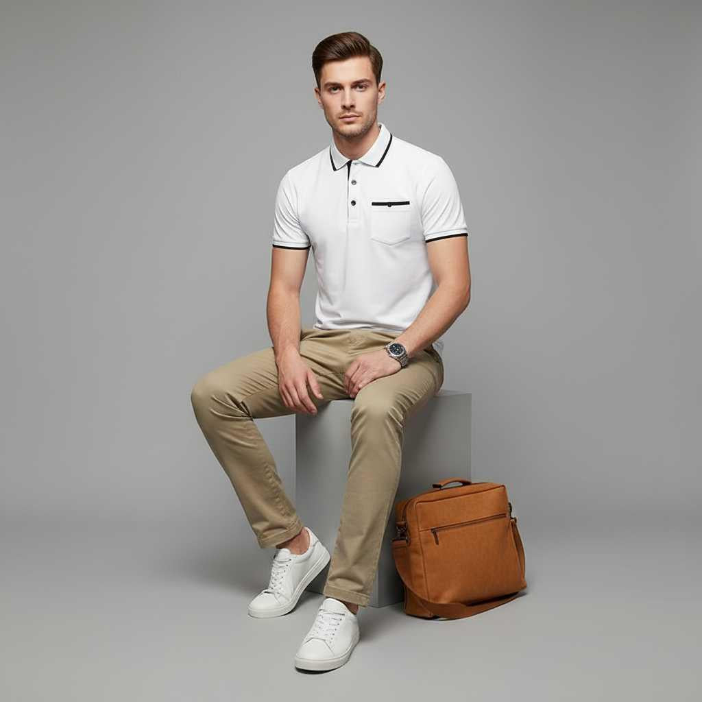 Men's Classic Fit Polo Shirt | Casual Wear