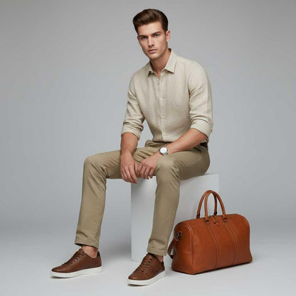 Men's Lace-Up Sneakers | Casual Trainers