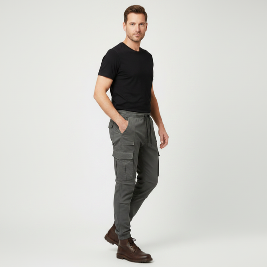 Men's Tactical Cargo Pants | Black Cargo Trousers