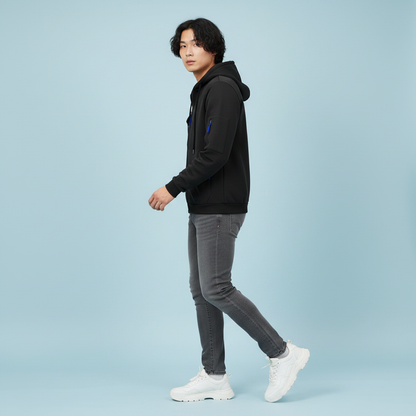 Men's Utility Zip-Up Hoodie | Casual Sweatshirt for Men