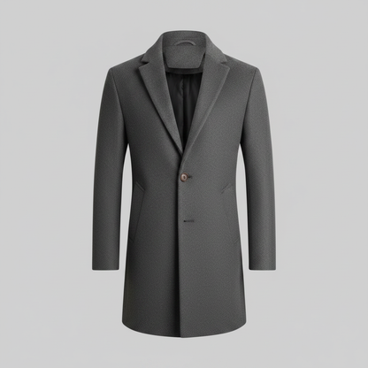 Men's Notched Lapel Overcoat | Stylish Winter Coat 6
