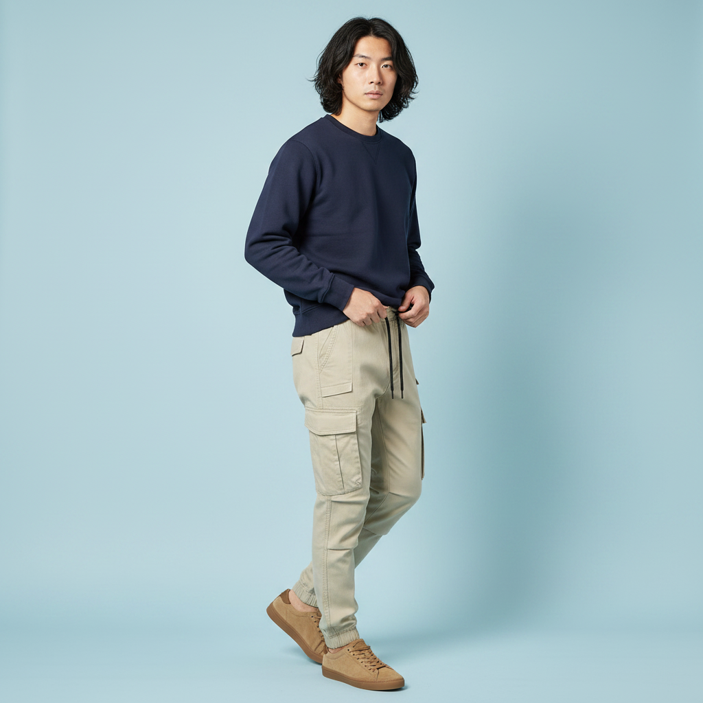 Men's Tactical Cargo Pants | Black Cargo Trousers