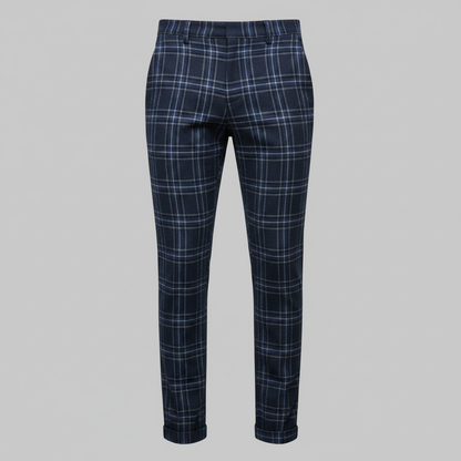 Sasha Checked Chinos | Men's Trousers for Casual Style 8
