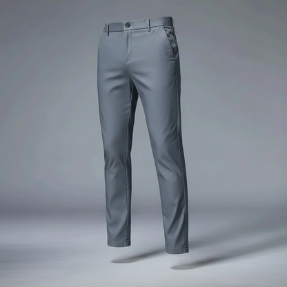 Saul Men's Slim Fit Stretch Trousers | Comfortable Casual Pants 8
