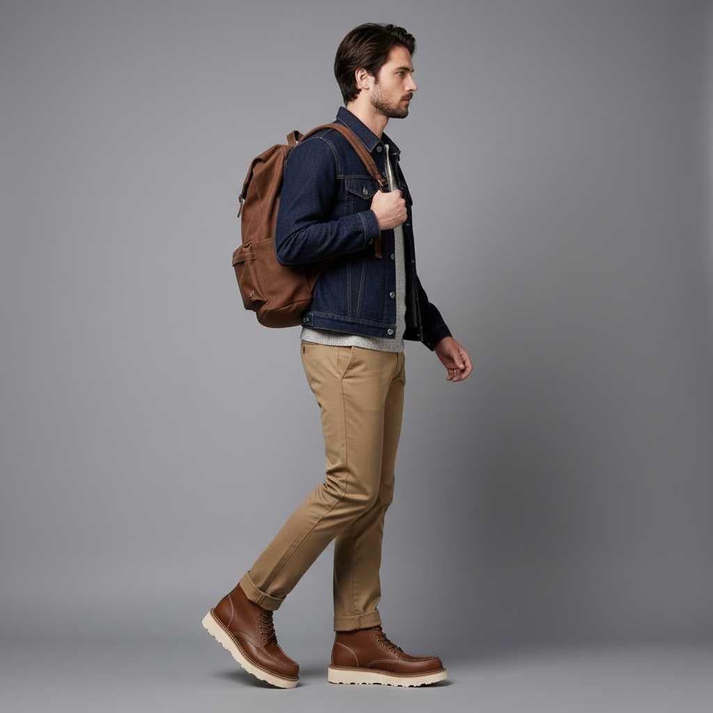 Uriel Lace-Up Ankle Boots | Men's Durable Leather Footwear