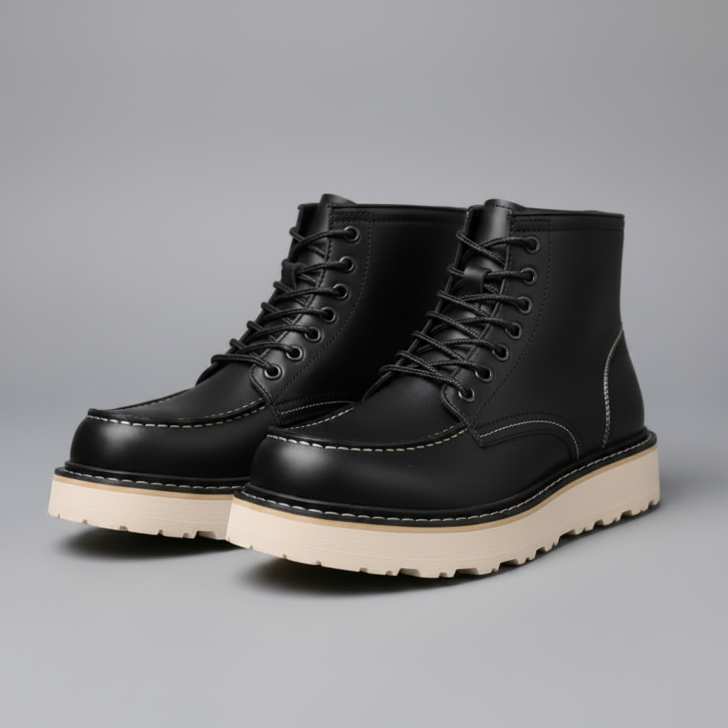 Uriel Lace-Up Ankle Boots | Men's Durable Leather Footwear 1